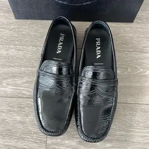 Men’s Prada driving shoes, black patent, size 9 Prada | Shoes | Mens Prada Driving Shoes Black Patent Size 9  main image 2